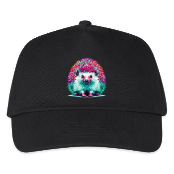 Hedgehog - Kids’ Baseball Cap - black - Front