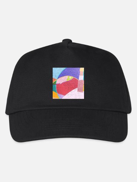 Peintures murales colorées - Casquette de baseball Enfant - noir