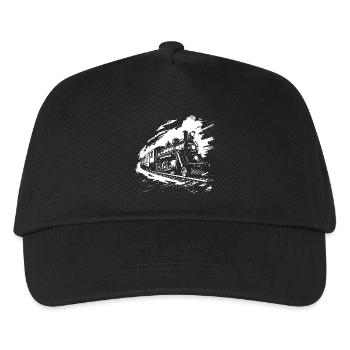 Railway Drawing - Kids’ Baseball Cap - black - Front