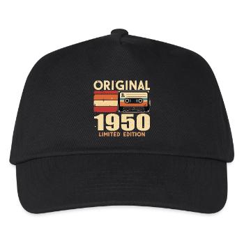 Birthday 1950 - Legendary since 1950 Gift 1950 - Kids’ Baseball Cap - black - Front