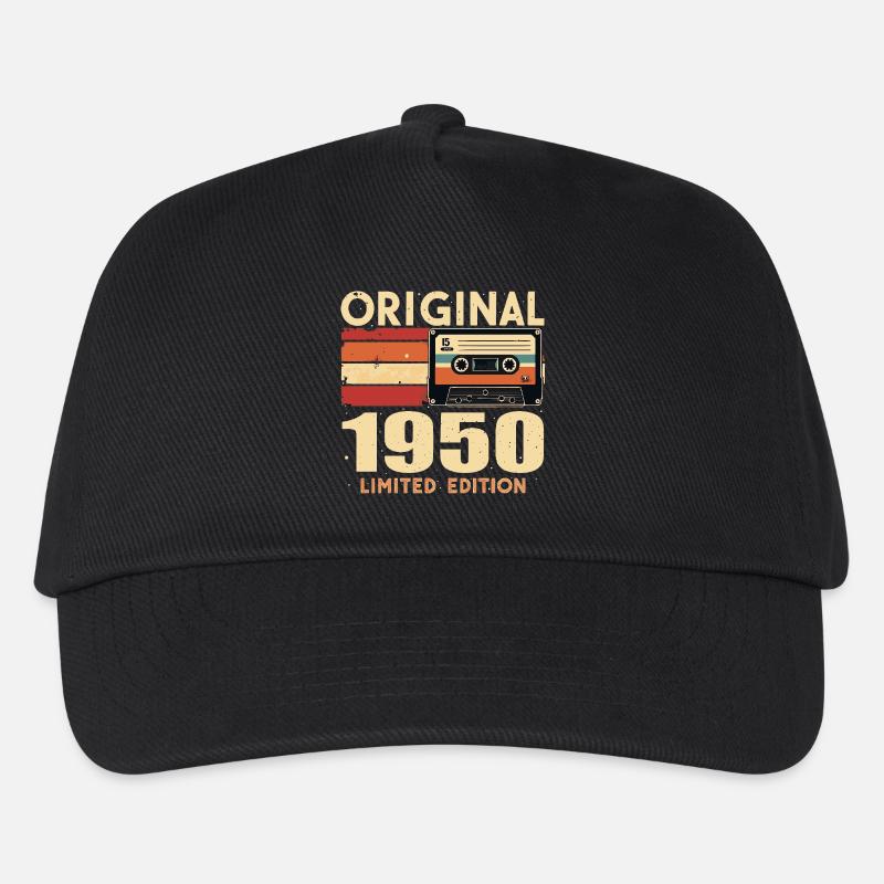 Geburtstag 1950 - Legendär Seit 1950 Geschenk 1950 - Kinder Basecap - Schwarz