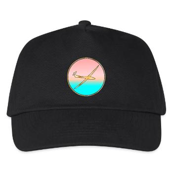 SEA SUNSET GLIDER - Kids’ Baseball Cap - black - Front