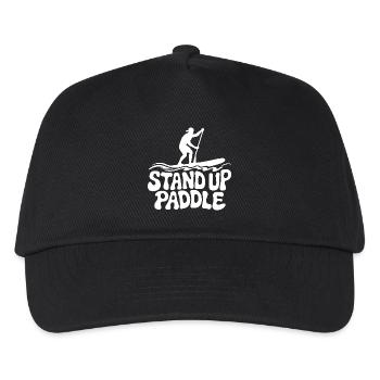 SUP Stand Up Paddle - Kids’ Baseball Cap - black - Front
