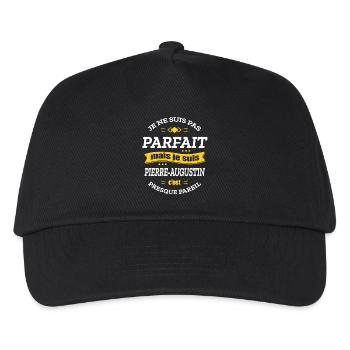 PIERRE-AUGUSTIN PARFAIT - PRENOM PIERRE-AUGUSTIN - Casquette de baseball Enfant - noir - Devant