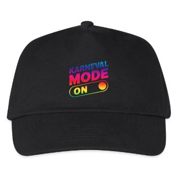 Karneval Mode On Fasching Fasnet - Kids’ Baseball Cap - black - Front