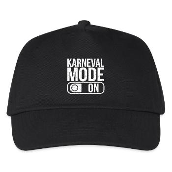 Karneval Mode On Fasching Fasnet - Kids’ Baseball Cap - black - Front