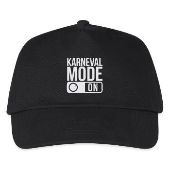 Karneval Mode On Fasching Fasnet - Kids’ Baseball Cap - black - Front