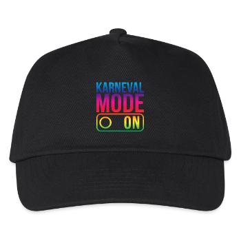 Karneval Mode On Fasching Fasnet - Kids’ Baseball Cap - black - Front