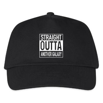 Straight OUTTA Another Galaxy - Kinder Basecap - Schwarz - Vorne