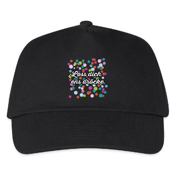 Lose dich ens dröcke et cela au carnaval - Casquette de baseball Enfant - noir - Devant