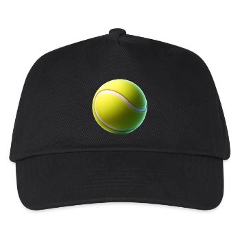 Tennis Tennis Ball - Kids’ Baseball Cap - black - Front