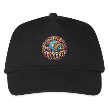 Unity in Diversity – Strong Together - Kids’ Baseball Cap - black - Front