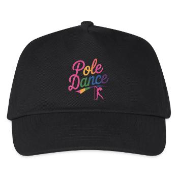 Pole Dance Pole Tänzerin Stangentanz - Kinder Basecap - Schwarz - Vorne