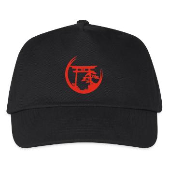 Japanese atmosphere (red) - Kids’ Baseball Cap - black - Front