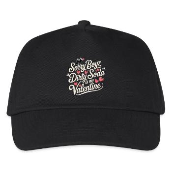 Désolé Boyz Dirty Soda est mon Valentin - Casquette de baseball Enfant - noir - Devant