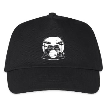 Croquis de tambour - Casquette de baseball Enfant - noir - Devant