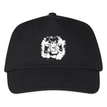 Female Boxer - Kids’ Baseball Cap - black - Front