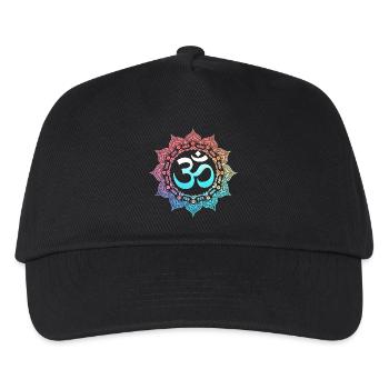 Om Mandala Spirituel Zen Yoga Bouddhiste - Casquette de baseball Enfant - noir - Devant