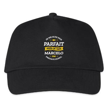 MARCELO PARFAIT - PRENOM MARCELO - Casquette de baseball Enfant - noir - Devant