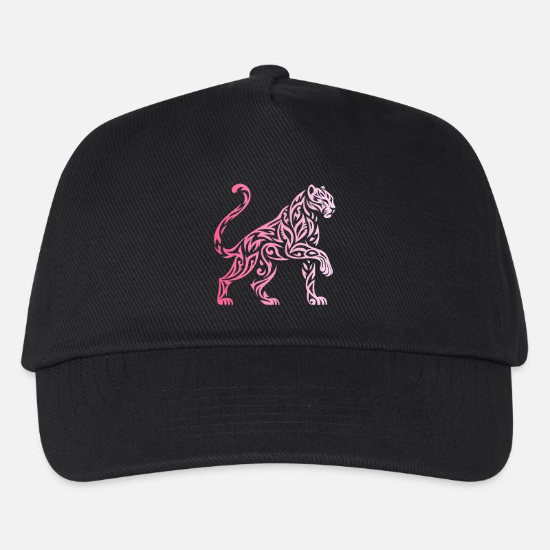 panthere tribal dégradé - Casquette de baseball Enfant - noir