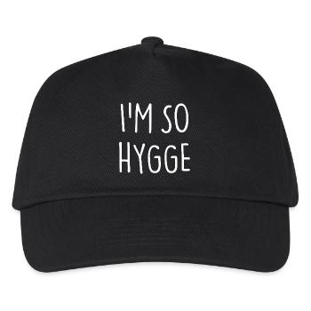 I'M SO HYGGE - Kids’ Baseball Cap - black - Front