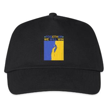 Ukraine - ensemble nous gagnerons - Casquette de baseball Enfant - noir - Devant
