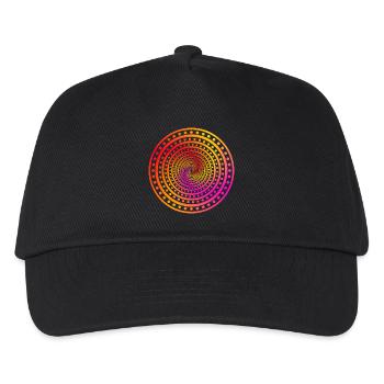 points fous - Casquette de baseball Enfant - noir - Devant