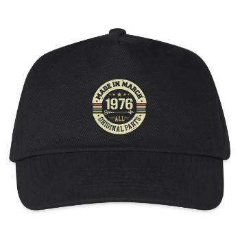 Legendary since March 1976 - Kids’ Baseball Cap - black - Front