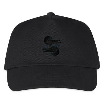 Hugin Munin - Kinder Basecap - Schwarz - Vorne