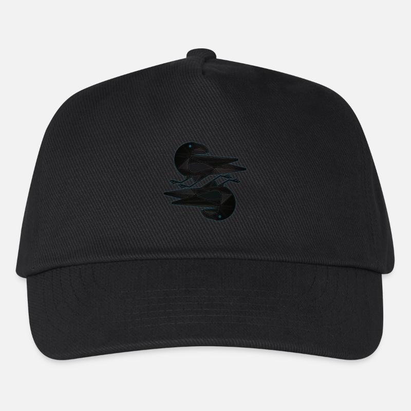 Hugin Munin - Kinder Basecap - Schwarz