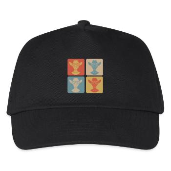 Cow-boy Alien vintage - Casquette de baseball Enfant - noir - Devant