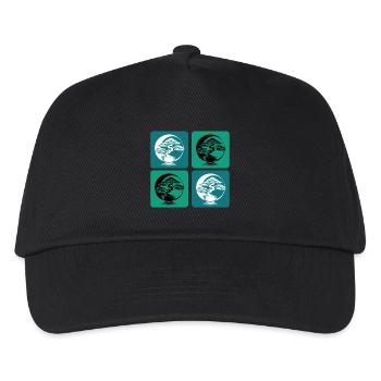Bonsai Yin Yang - Kids’ Baseball Cap - black - Front