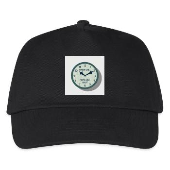 Ich bin nicht zu spät - Du bist einfach zu früh - Kinder Basecap - Schwarz - Vorne