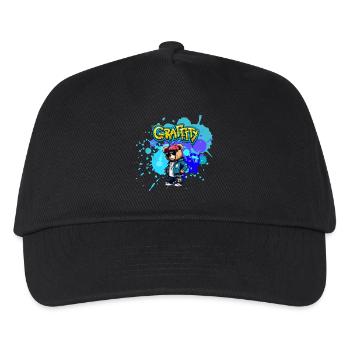 Nounours Graffiti - Casquette de baseball Enfant - noir - Devant