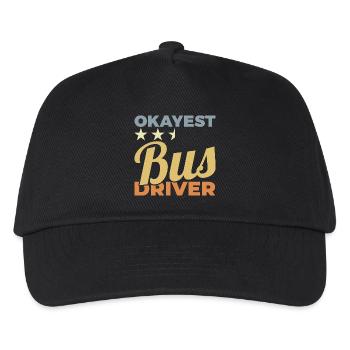 Chauffeur de bus moyen - Casquette de baseball Enfant - noir - Devant