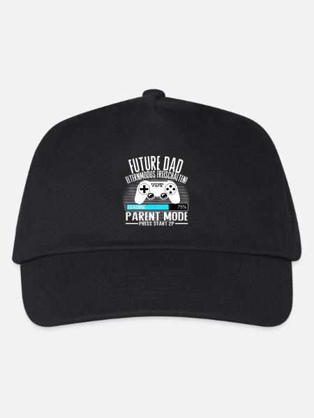 Future Dad – Parent Mode On - Kinder Basecap - Schwarz