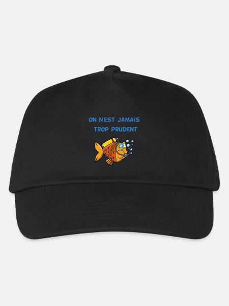 Poisson plongeur - Casquette de baseball Enfant - noir