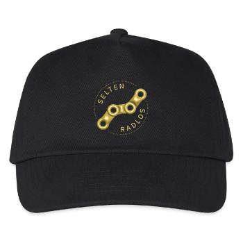 Rare Wheelless Bicycle Shirt Cycling 3D Gold - Kids’ Baseball Cap - black - Front