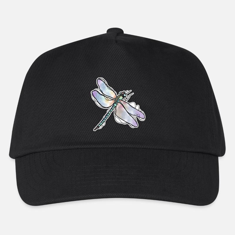 Libelle - Kinder Basecap - Schwarz