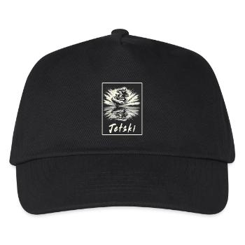 Jet Ski Vintage Style - Casquette de baseball Enfant - noir - Devant