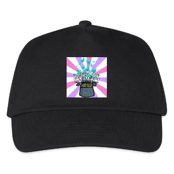 Chapeau Conjure Printemps Début Fleurs Fleur - Casquette de baseball Enfant - noir - Devant