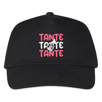 Horn player Aunt French horn - Kids’ Baseball Cap - black - Front