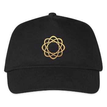 Yoga Luxe Gold Mandala Méditation Concentration - Casquette de baseball Enfant - noir - Devant