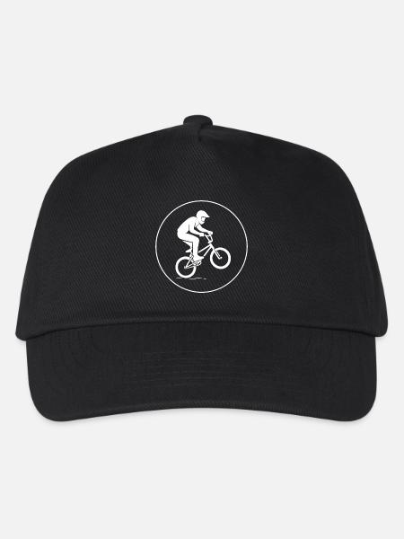 BMX pictogram - Kids’ Baseball Cap - black