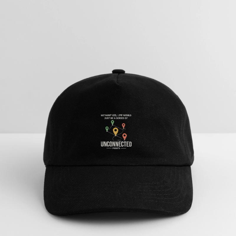 GIS Unconnected Points Map Data Analysis Kids’ Baseball Cap