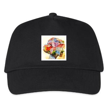 Illusion d’optique - Art abstrait - Casquette de baseball Enfant - noir - Devant