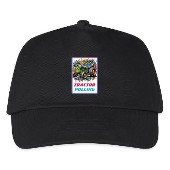 Tractor Pulling Power - Kids’ Baseball Cap - black - Front