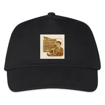 Une réunion qui aurait pu être un e-mail - Casquette de baseball Enfant - noir - Devant
