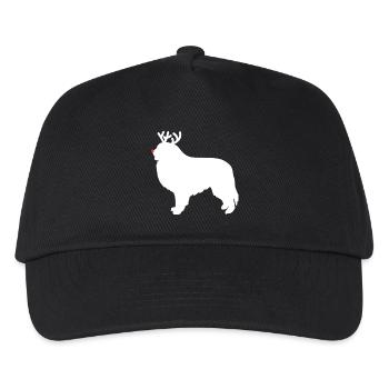 Great Pyrenees Reindeer Christmas - Kids’ Baseball Cap - black - Front