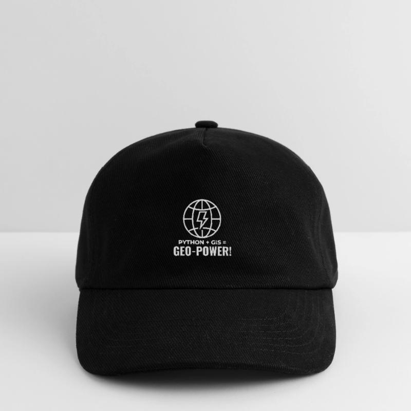 Python GIS Geo-Power Programming Geospatial Kids’ Baseball Cap